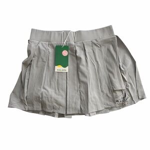 HALARA Women's Light Gray Pleated Skorts